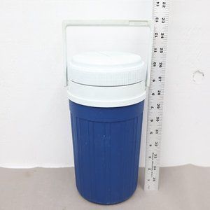 Vintage Igloo 1/2 Gallon Blue Thermos Beverage Cooler Spout Camping